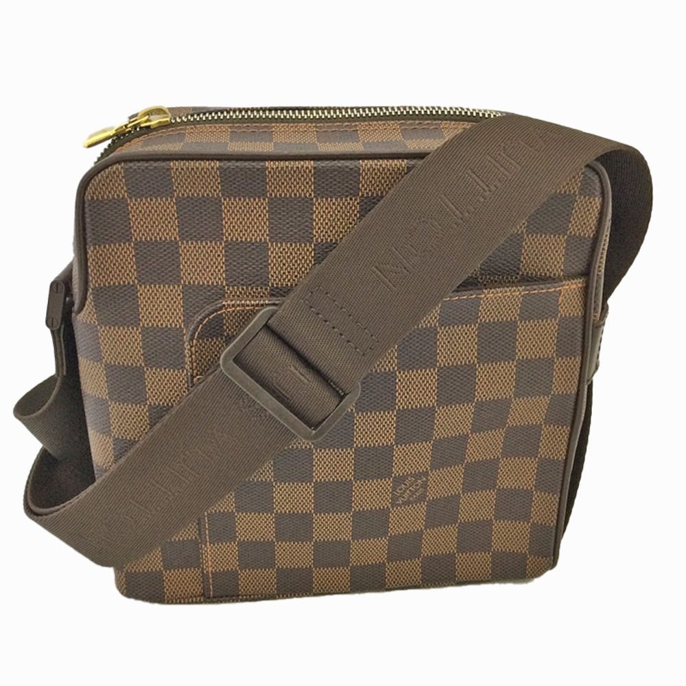 Louis Vuitton Olaf PM Damier Graphite Shoulder Bag Black